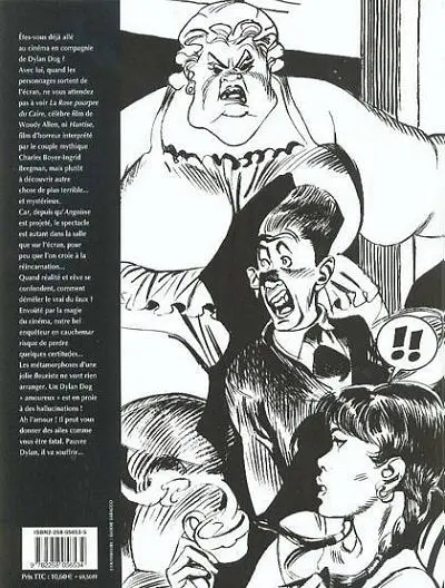 Verso de l'album Dylan Dog Hors-Collection Tome 3 Angoisse