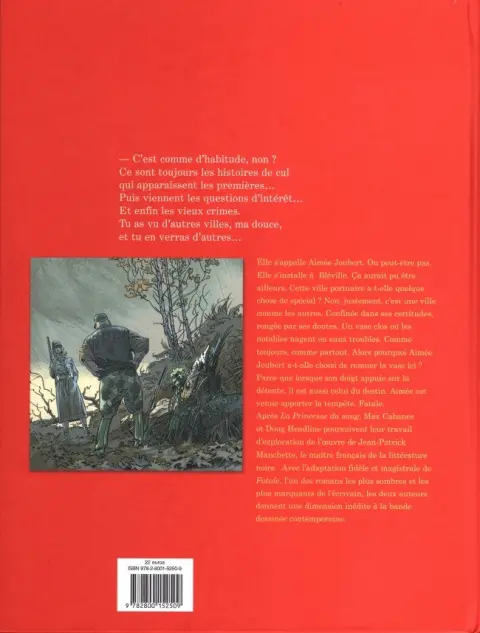 Verso de l'album Fatale
