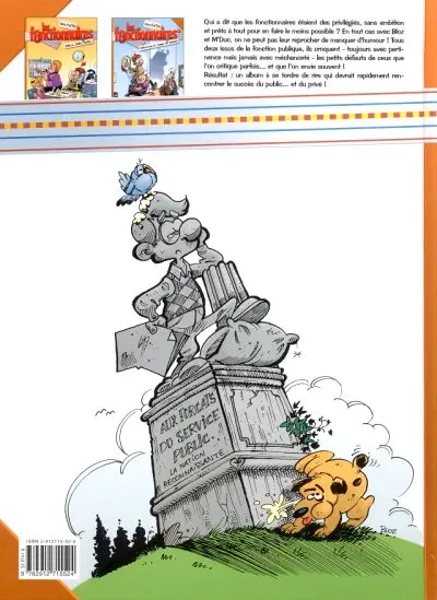 Verso de l'album Les Fonctionnaires Tome 2 Réduction du temps de travail