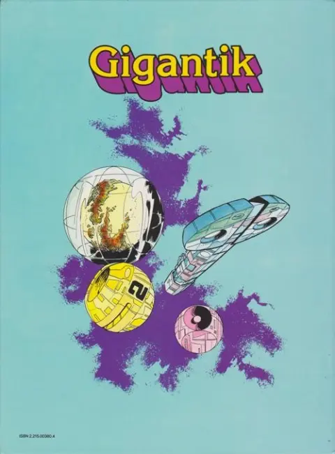 Verso de l'album Gigantik Tome 2 La planète des damnés