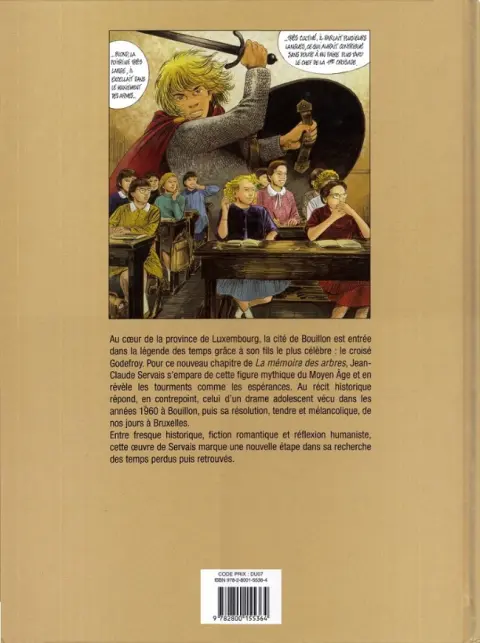 Verso de l'album Godefroid de Bouillon Première partie