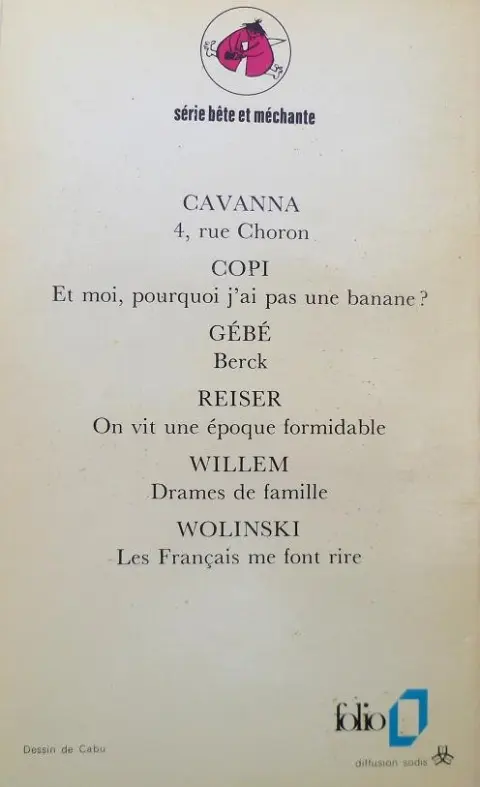Verso de l'album Le Grand Duduche Tome 3 L'ennemi intérieur
