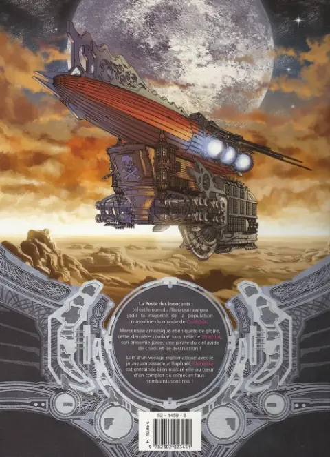 Verso de l'album La Guerrière innocente Tome 1 Ma meilleure ennemie