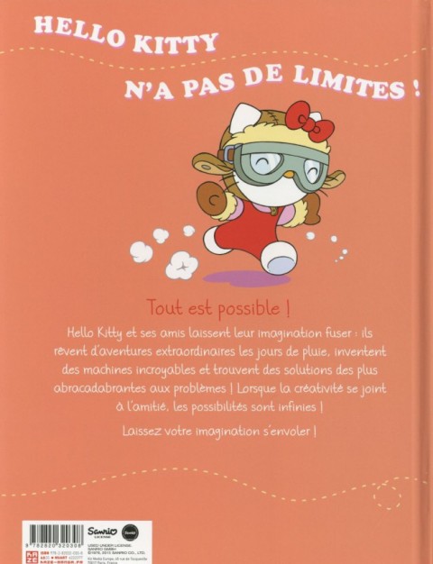 Verso de l'album Hello Kitty Tome 4 Quelle imagination !