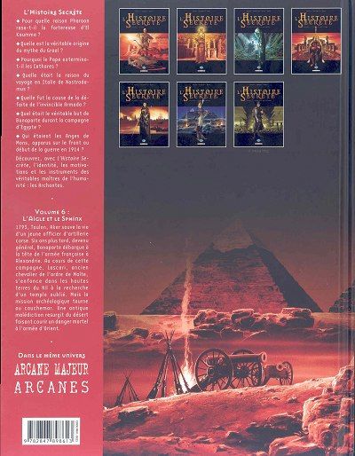 Verso de l'album L'Histoire secrète Volume 6 L'aigle et le Sphinx