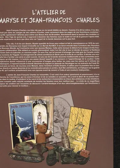 Verso de l'album Les ateliers de ... Tome 6 L'atelier de Maryse et Jean-François Charles