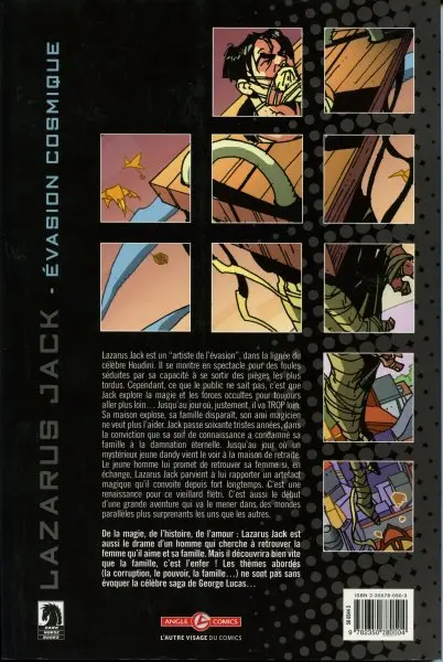 Verso de l'album Lazarus Jack Tome 1 Evasion cosmique