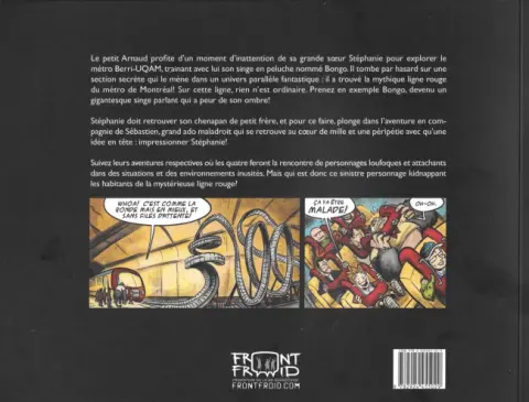 Verso de l'album La Ligne rouge