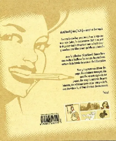 Verso de l'album Sketchbook - Comix Buro Sketchbook Crisse #2