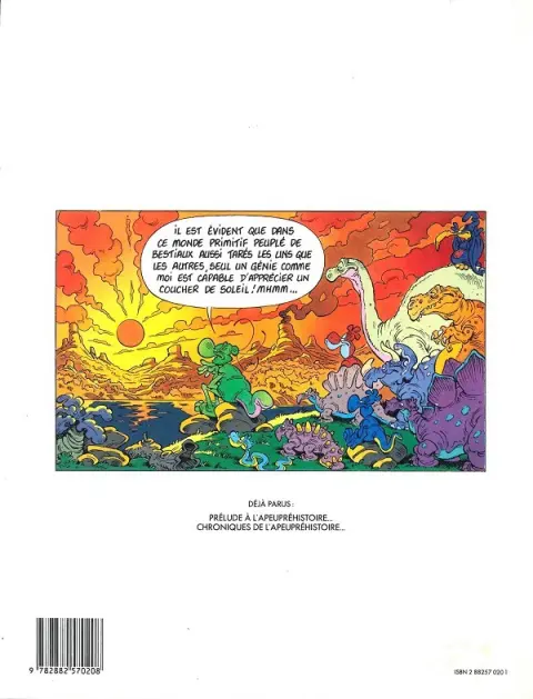 Verso de l'album Nabuchodinosaure Tome 3 Du rififi chez les sauriens