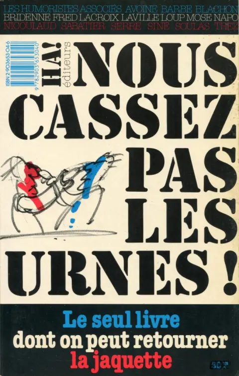 Verso de l'album Politicons Tome 1