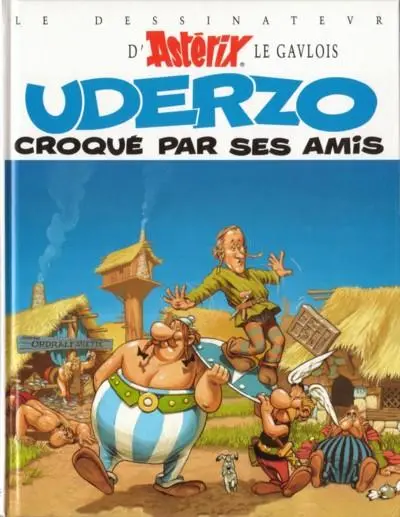 Uderzo croqué par ses amis
