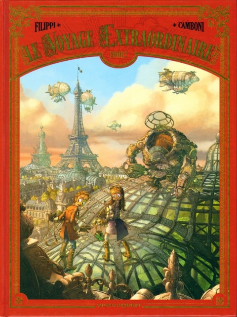 Couverture de l'album Le Voyage Extraordinaire Tome 2 Le Trophée Jules Verne 2/3