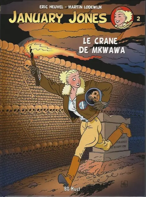 Couverture de l'album Jennifer Jones / January Jones Tome 2 Le crâne de Mkwawa