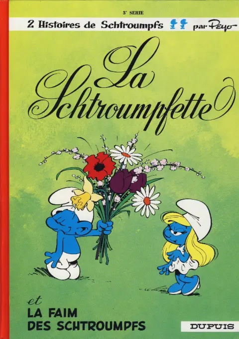 Couverture de l'album Les Schtroumpfs Tome 3 La Schtroumpfette