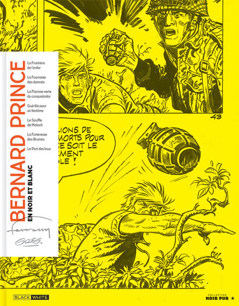 Couverture de l'album Bernard Prince Bernard Prince en noir et blanc