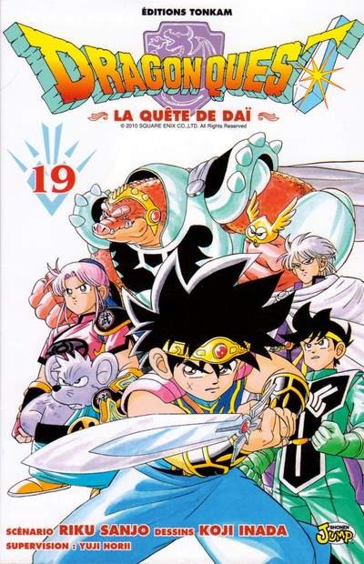 Couverture de l'album Dragon Quest - La quête de Daï Tome 19 Le choc ! La compagnie contre la garde