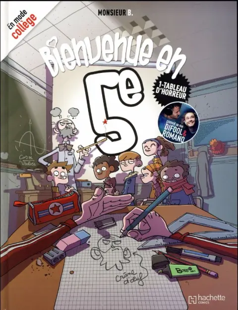 Bienvenue en ... en 5e Tome 1 Tableau d'horreur