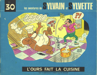 Couverture de l'album Sylvain et Sylvette Tome 30 L'ours fait la cuisine