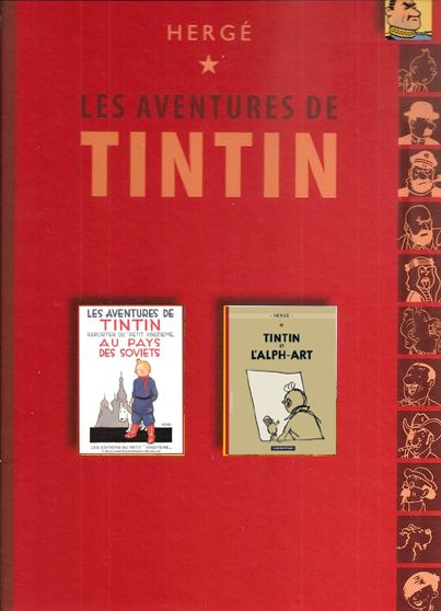 Couverture de l'album Tintin tintin au pays des soviets / Tintin et l'alph-art