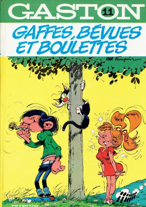 Couverture de l'album Gaston Tome 11 Gaffes, bévues et boulettes