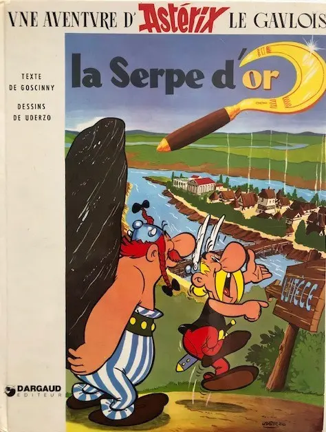 Couverture de l'album Astérix Tome 2 La Serpe d'Or
