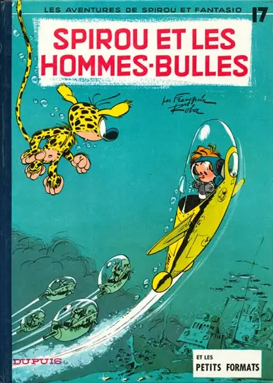 Couverture de l'album Spirou et Fantasio Tome 17 Spirou et les hommes-bulles