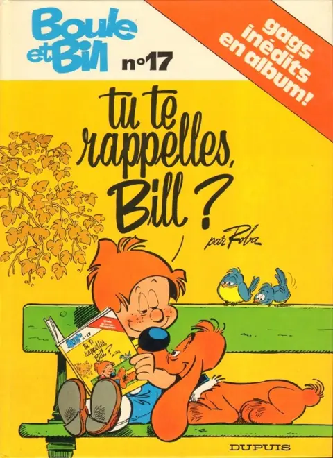 Couverture de l'album Boule & Bill Tome 17 Tu te rappelles, Bill ?