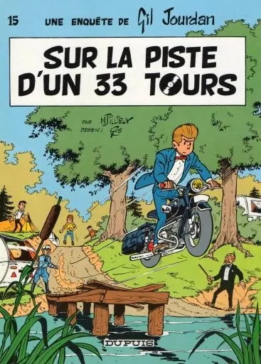 Couverture de l'album Gil Jourdan Tome 15 Sur la piste d'un 33 tours