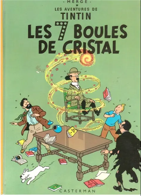 Couverture de l'album Tintin Tome 13 Les 7 boules de cristal