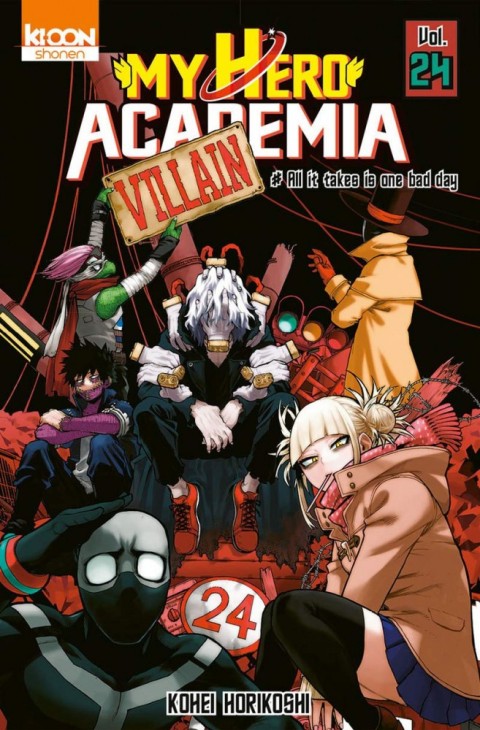 Couverture de l'album My Hero Academia Vol. 24 All it takes is one bad day