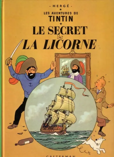 Couverture de l'album Tintin Tome 11 Le Secret de la Licorne