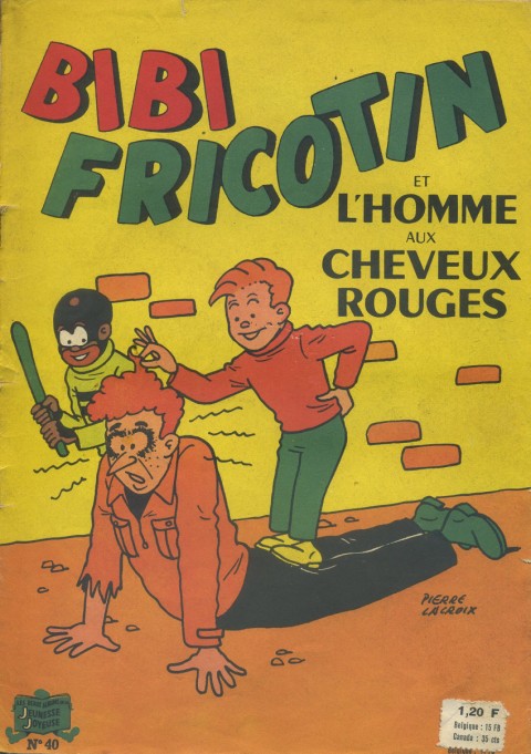 Couverture de l'album Bibi Fricotin 2e Série - Societé Parisienne d'Edition Tome 40 Bibi Fricotin et l'homme aux cheveux rouges