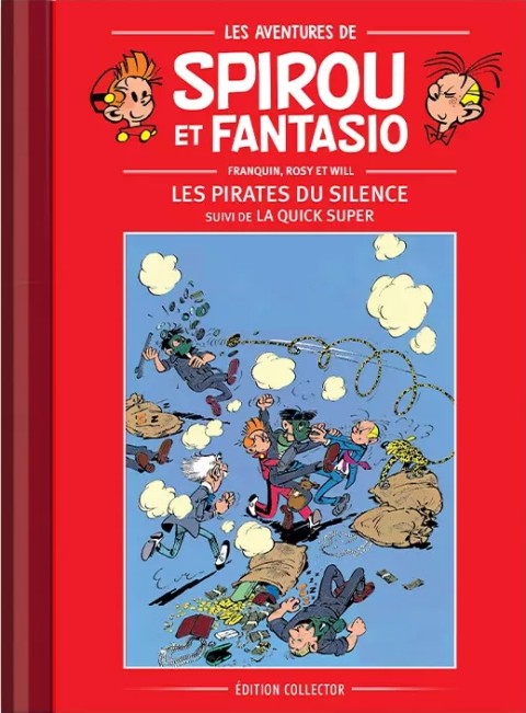 Couverture de l'album Spirou et Fantasio Édition collector Tome 10 Les pirates du silence suivi de La quick super