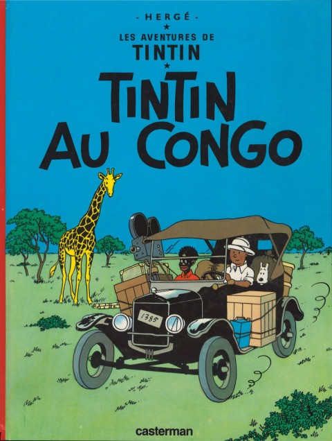 Couverture de l'album Tintin Tome 2 Tintin au Congo