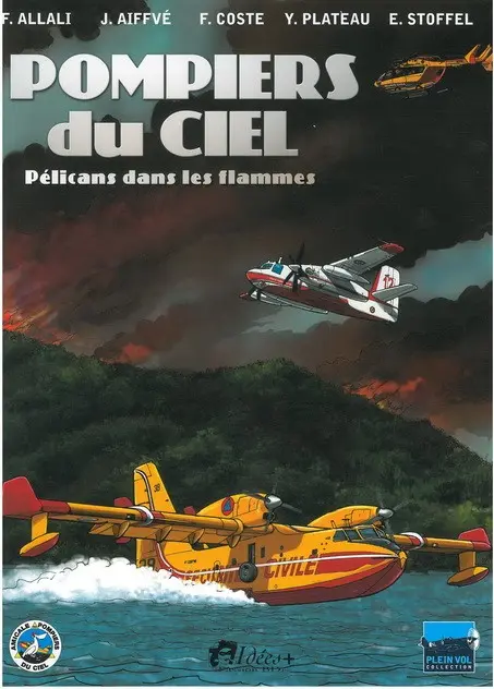Pompiers du ciel Pélicans dans les flammes