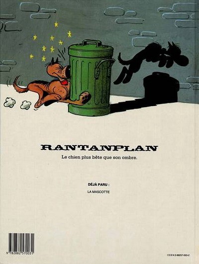 Verso de l'album Rantanplan Tome 2 Le parrain