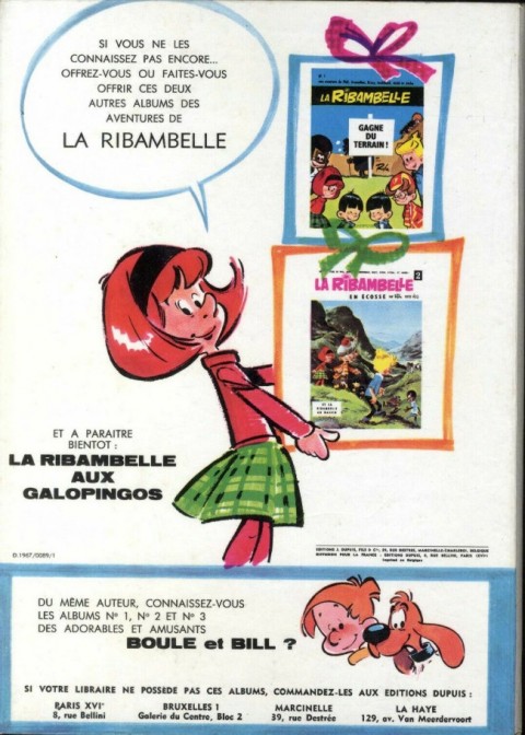 Verso de l'album La Ribambelle Tome 5 La Ribambelle s'envole
