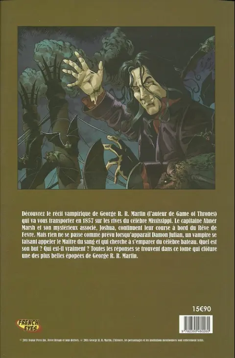 Verso de l'album River Dream Tome 2