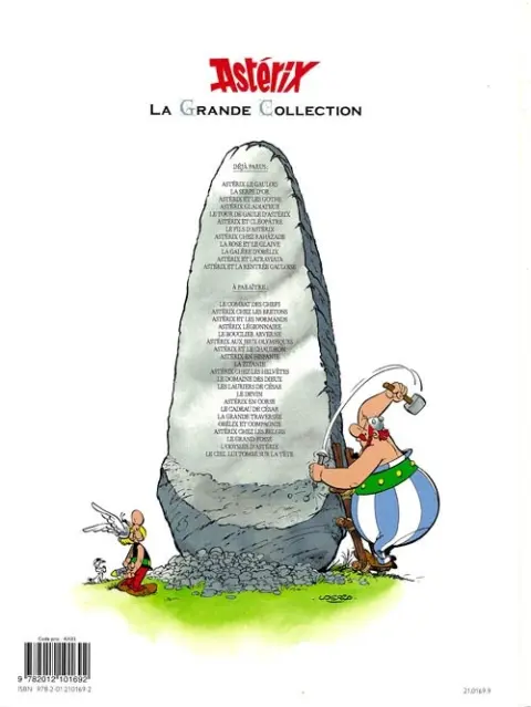 Verso de l'album Astérix La Grande Collection Tome 6 Astérix et Cléopâtre