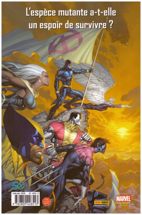Verso de l'album X-Men - Trilogie du Messie Tome 1 Le Complexe du Messie