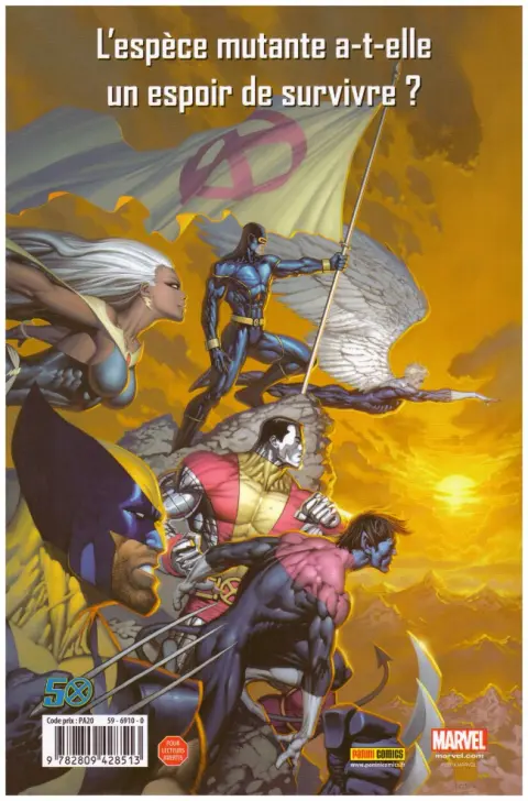 Verso de l'album X-Men - Trilogie du Messie Tome 1 Le Complexe du Messie
