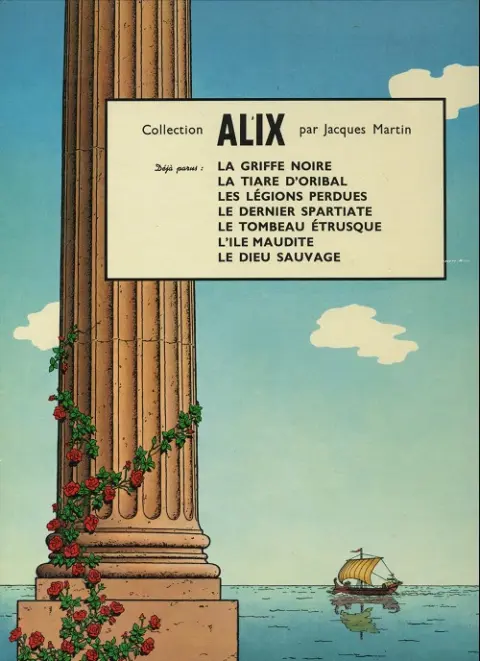 Verso de l'album Alix Tome 8 Le tombeau étrusque