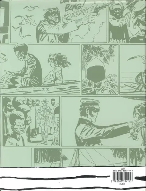Verso de l'album Corto Maltese Tome 3 La ballade de la mer salée
