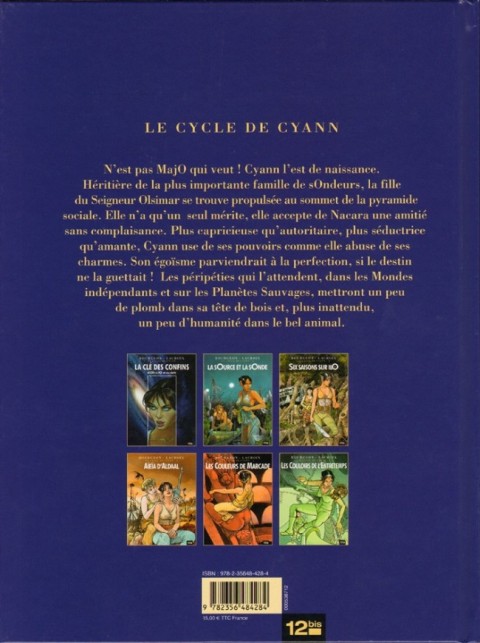 Verso de l'album Le Cycle de Cyann Tome 4 Les Couleurs de Marcade