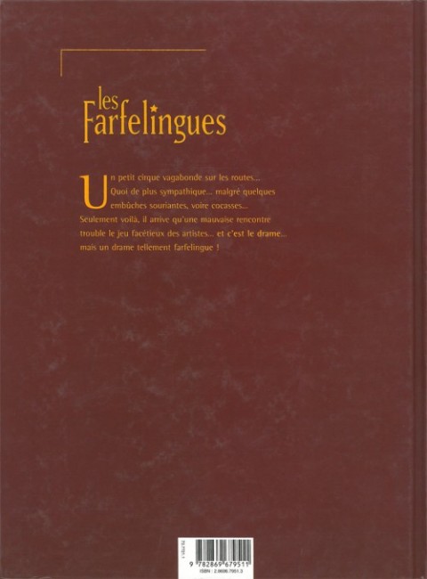 Verso de l'album Les Farfelingues Tome 1 La balade du Pépère