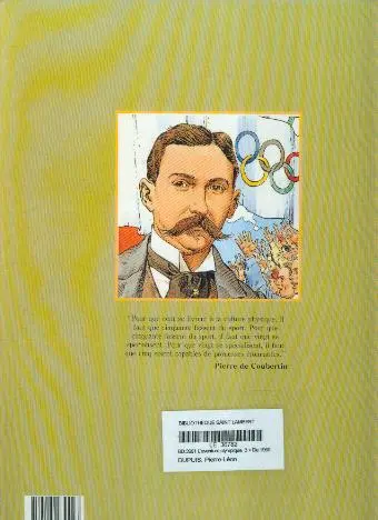 Verso de l'album L'Aventure olympique Tome 3 De 1960 à 1976