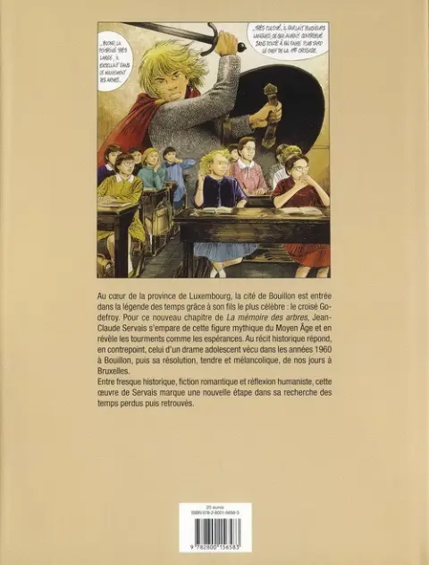 Verso de l'album Godefroid de Bouillon Première partie
