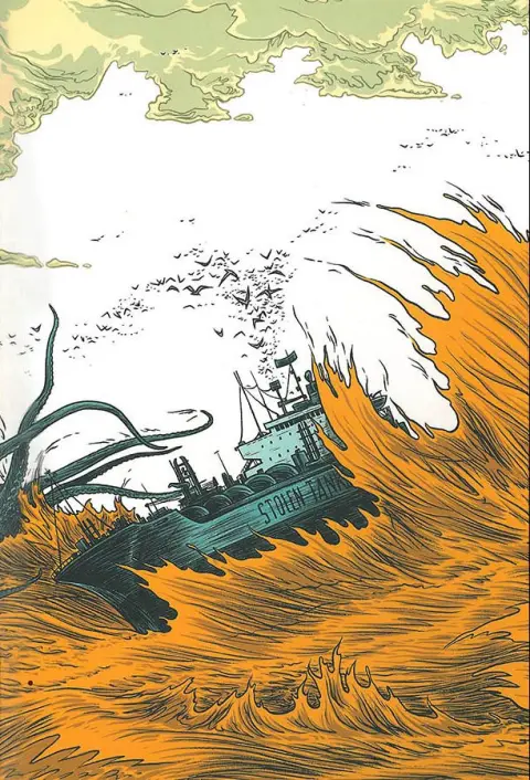 Verso de l'album Leviathan
