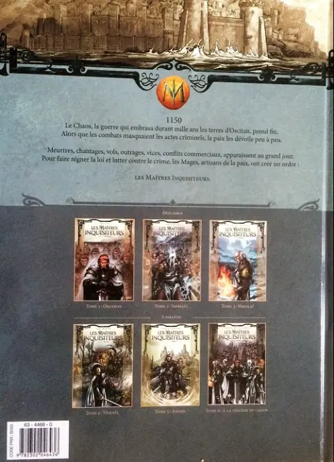 Verso de l'album Les Maîtres inquisiteurs Tome 2 Sasmaël
